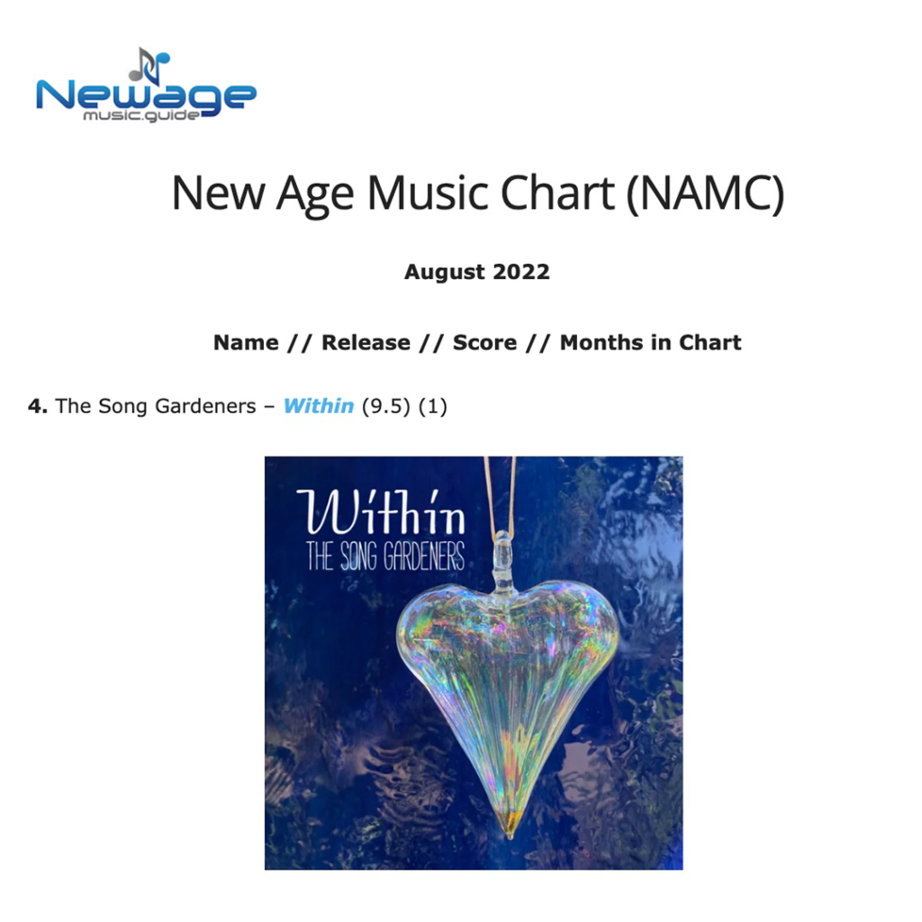 Within - The Song Gardeners - New Age Music Chart